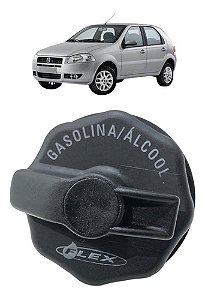 Tampa De Combustível Vedada Sem Chave Palio 2007 2008 2009 Preto 2008