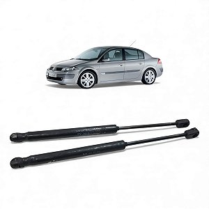 Par Amortecedor Tampa Traseira Porta Malas Megane Sedan