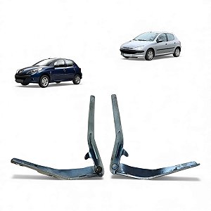 Par Dobradiça Braço Capo Peugeot 206 207 Direito E Esquerdo