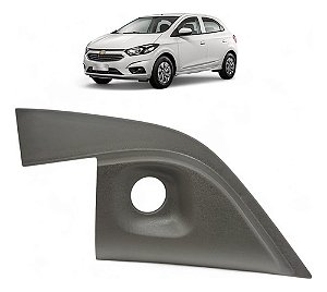 Acabamento Moldura Retrovisor Interno Direito Onix 13 A 19 Cinza-escuro