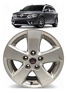 Roda Liga Leve 17 Fiat Freemont 11 2012 2013 2014 2015 2016 Prata