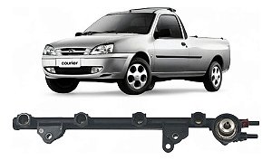 Flauta Bico Injetor Ford Courier Ka Fiesta 1.0 99 00 A 2007