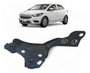 Suporte Paralama Lado Esquerdo Chevrolet Onix 13 2014 A 2019 Preto