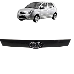 Moldura Aplique Luz Placa Tampa Traseira Do Kia Picanto