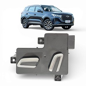 Botão Comando Banco Dianteiro Esquerdo Chery Tiggo 7 2023 Preto