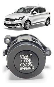 Botao Partida Start Stop Fiat Argo Cronos 2018 2019 A 2024 Preto