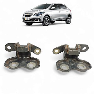 Par De Dobradiças Porta Traseira Esquerda Onix 2015 A 2018