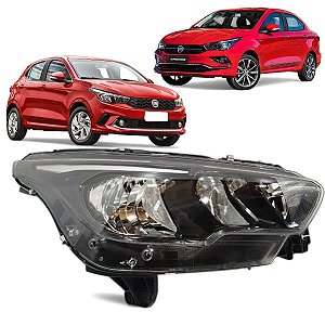 Farol Direito Argo E Cronos 2017 2018 2019 a 2024 Sem Led