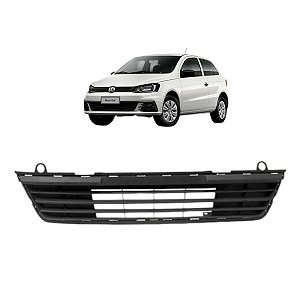 Grade Inferior Central Parachoque Dianteiro Gol G7 2018 A 22 Preto Fosco