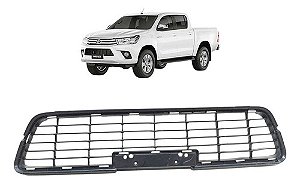 Grade Inferior Parachoque Dianteirotoyota Hilux 2016 A 2019 Preto Fosco