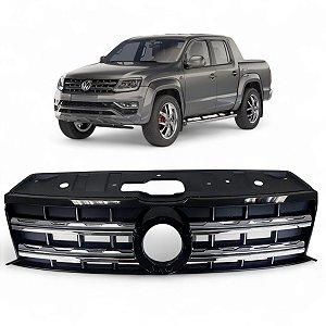 Grade Parachoque Dianteiro Amarok 2017 A 2022 Friso Cromado