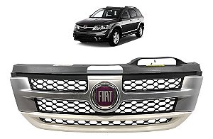 Grade Parachoque Dianteiro Fiat Freemont 2012 2013 A 2016 Branca Fosco