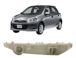 Guia Parachoque Traseiro Direito Nissan March 2011 2012 2013