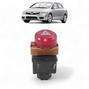 Botão Pisca Alerta Honda New Civic 2007 2008 2009 A 2012