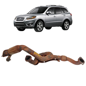 Flexível Escapamento Hyundai Santa Fé 2012 2013