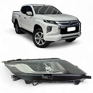 Farol Direito Mitsubishi L200 2021 2022 2023 A 2024 Sem Drl