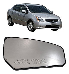 Lente Espelho Retrovisor Esquerdo Nissan Sentra 2007 2008