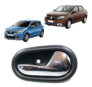 Maçaneta Puxador Interna Direito Sandero Logan 2015 A 2018 Dianteira/traseira