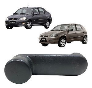 Manivela Vidro Gm Celta Prisma 2007 2015 Original Preto