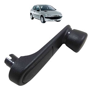 Manivela Vidro Pegeout 206 207 2002 2003 2004 2005 A 2012 Preto