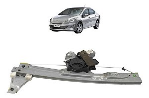Máquina Vidro Dianteira Esquerda Peugeot 408 2011 A 2015
