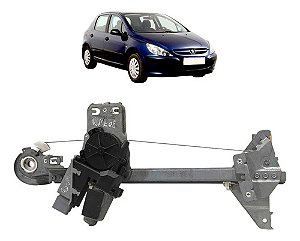 Maquina Vidro Eletrica Traseira Esquerda Peugeot 307 2010