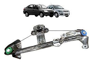 Máquina Vidro Manual Traseira Esquerda Celta Prisma 07 A 12