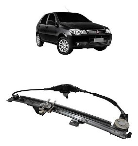 Máquina Vidro Manual Traseiro Esquerdo Palio Siena 2008 2009