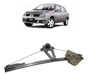 Maquina Vidro Traseira Esquerda Manual Renault Clio 2001/ 05