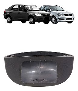 Moldura Botão Vidro Dianteiro Esquerdo Celta Prisma 07 A 12