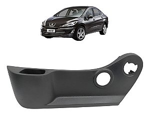 Moldura Esquerda Banco Dianteiro Esquerdo Peugeot 408 2014 Preto