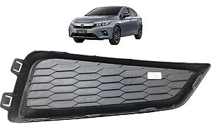 Moldura Farol Milha Lado Esquerdo Honda City 2015 Á 2017