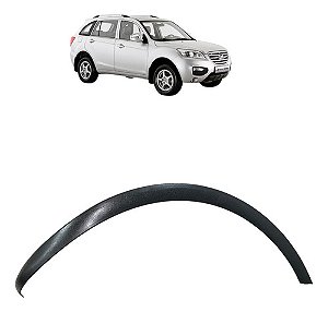 Moldura Friso Paralama Dianteiro Direito Lifan X60 2014 2015 Preto