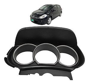 Moldura Painel Instrumentos Nissan Tiida 2008 2009 A 2013 Preto