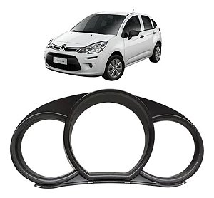 Moldura Painel Instrumentos Velocímetro Citroen C3 2013 2017