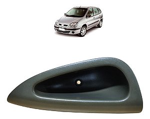 Moldura Puxador Direito Renault Scenic 2001 2002 2003 2010 Cinza