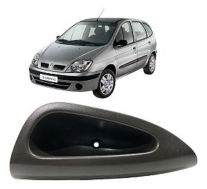 Moldura Puxador Esquerdo Renault Scenic 2001 2002 2003 2010 Cinza