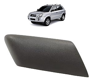 Moldura Puxador Traseiro Esquerdo Hyundai Tucson 2007 A 2012 Cinza