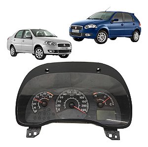 Painel De Instrumentos Fiat Palio Siena 2008 2009 A 2012 Preto