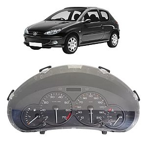Painel De Instrumentos Peugeot 206 2001 2002 2003 2004 2005 Preto