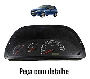 Painel Instrumentos Fiat Palio Uno Siena Fire 2006 A 2011 Preto