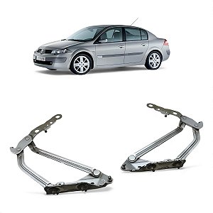 Par Dobradiças Da Tampa Traseira Renault Megane Sedan