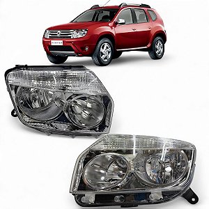 Par Farol Duster 2012 2013 2014 2015 Foco Duplo Cromado
