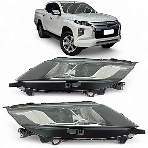 Par Farol Mitsubishi L200 2021 2022 2023 2024 Sem Drl