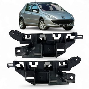 Par Guia Suporte Parachoque Diant Peugeot 307 2006 A 2014