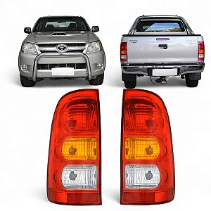 Par Lanterna Toyota Hilux Srv 2005 2006 2007 a 2011 Tricolor