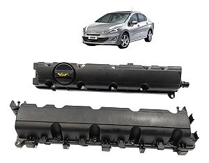 Par Tampa Válvula Cabeçote Peugeot 308 408 2.0 2011 A 2015 Preto