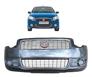 Parachoque Dianteiro Completo Fiat Palio Elx 2009 2010 2011 Cinza