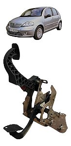 Pedaleira Pedal Embreagem E Freio Citroen C3 2002 A 2012