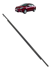 Pestana Externa Traseira Esquerda Fiat Grand Siena 2012 A 19 Preto